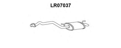 VENEPORTE lr07037 -  Глушитель выхлопных газов конечный