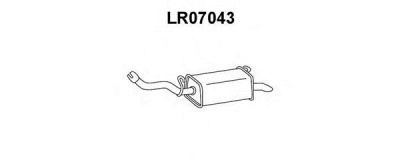 VENEPORTE lr07043 -  Глушитель выхлопных газов конечный