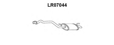 VENEPORTE lr07044 -  Глушитель выхлопных газов конечный