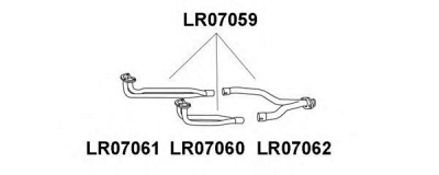 VENEPORTE lr07062 -  Труба выхлопного газа