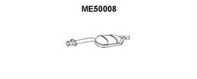 VENEPORTE me50008 -  Средний глушитель выхлопных газов