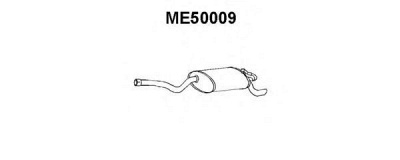 VENEPORTE me50009 -  Глушитель выхлопных газов конечный