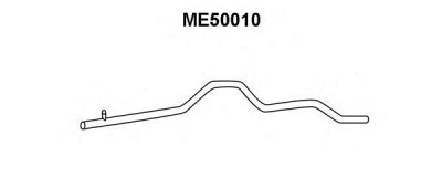 VENEPORTE me50010 -  Труба выхлопного газа