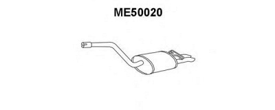 VENEPORTE me50020 -  Глушитель выхлопных газов конечный