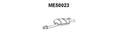 VENEPORTE me50023 -  Средний глушитель выхлопных газов