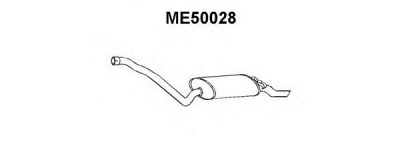 VENEPORTE me50028 -  Глушитель выхлопных газов конечный