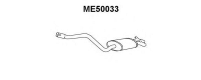 VENEPORTE me50033 -  Глушитель выхлопных газов конечный