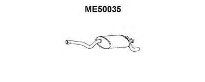 VENEPORTE me50035 -  Глушитель выхлопных газов конечный