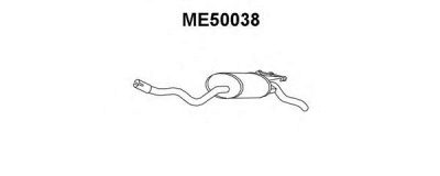 VENEPORTE me50038 -  Глушитель выхлопных газов конечный