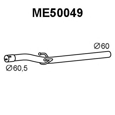 VENEPORTE me50049 -  Труба выхлопного газа