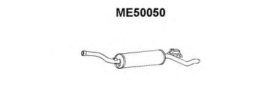 VENEPORTE me50050 -  Глушитель выхлопных газов конечный