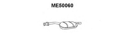 VENEPORTE me50060 -  Средний глушитель выхлопных газов