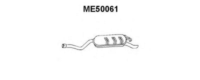 VENEPORTE me50061 -  Глушитель выхлопных газов конечный