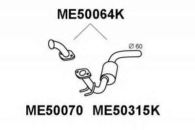 VENEPORTE me50064k -  Катализатор