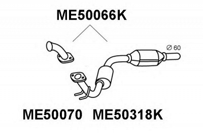 VENEPORTE me50066k -  Катализатор