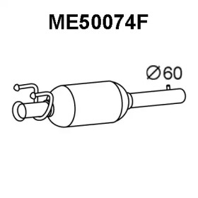 VENEPORTE me50074f -  Сажевый / частичный фильтр, система выхлопа ОГ