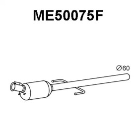 VENEPORTE me50075f -  Сажевый / частичный фильтр, система выхлопа ОГ