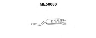 VENEPORTE me50080 -  Глушитель выхлопных газов конечный