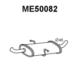 VENEPORTE me50082 -  Глушитель выхлопных газов конечный