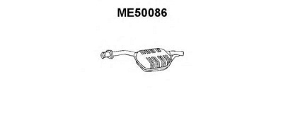 VENEPORTE me50086 -  Средний глушитель выхлопных газов