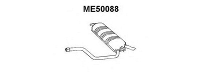VENEPORTE me50088 -  Глушитель выхлопных газов конечный