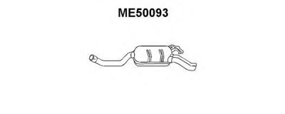 VENEPORTE me50093 -  Глушитель выхлопных газов конечный