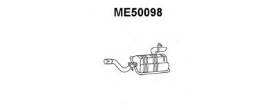 VENEPORTE me50098 -  Глушитель выхлопных газов конечный