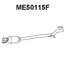 VENEPORTE me50115f -  Сажевый / частичный фильтр, система выхлопа ОГ