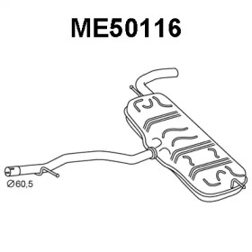 VENEPORTE me50116 -  Глушитель выхлопных газов конечный