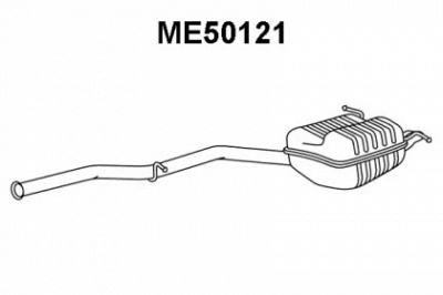 VENEPORTE me50121 -  Глушитель выхлопных газов конечный