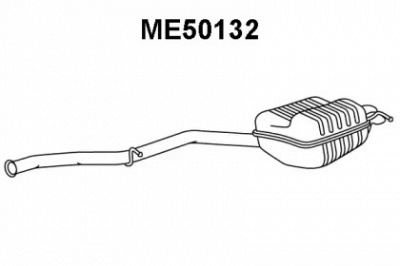 VENEPORTE me50132 -  Глушитель выхлопных газов конечный