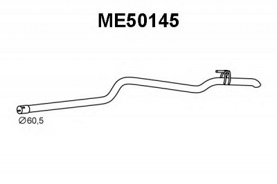VENEPORTE me50145 -  Труба выхлопного газа