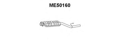 VENEPORTE me50160 -  Средний глушитель выхлопных газов