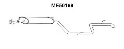 VENEPORTE me50169 -  Глушитель выхлопных газов конечный