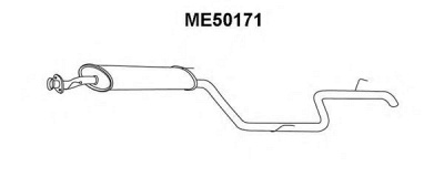 VENEPORTE me50171 -  Глушитель выхлопных газов конечный