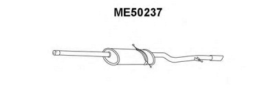 VENEPORTE me50237 -  Глушитель выхлопных газов конечный