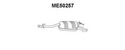 VENEPORTE me50257 -  Глушитель выхлопных газов конечный