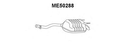 VENEPORTE me50288 -  Глушитель выхлопных газов конечный