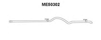 VENEPORTE me50302 -  Труба выхлопного газа