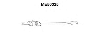 VENEPORTE me50325 -  Глушитель выхлопных газов конечный