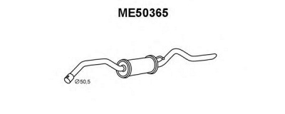 VENEPORTE me50365 -  Глушитель выхлопных газов конечный