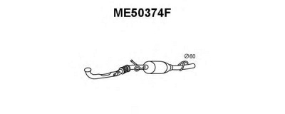 VENEPORTE me50374f -  Сажевый / частичный фильтр, система выхлопа ОГ