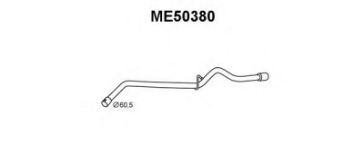 VENEPORTE me50380 -  Труба выхлопного газа