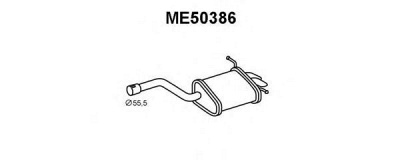 VENEPORTE me50386 -  Глушитель выхлопных газов конечный
