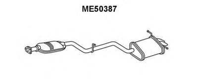 VENEPORTE me50387 -  Глушитель выхлопных газов конечный