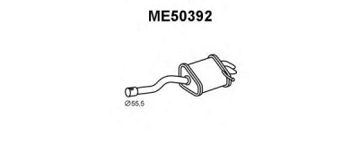 VENEPORTE me50392 -  Глушитель выхлопных газов конечный