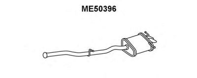 VENEPORTE me50396 -  Глушитель выхлопных газов конечный
