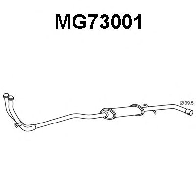 VENEPORTE mg73001 -  Предглушитель выхлопных газов