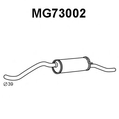 VENEPORTE mg73002 -  Глушитель выхлопных газов конечный