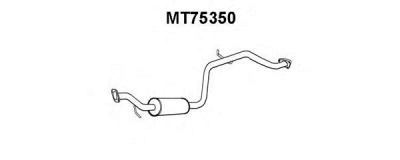 VENEPORTE mt75350 -  Средний глушитель выхлопных газов